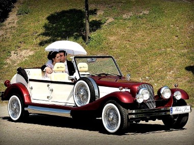 Kabriolet do ślubu Alfa Romeo NESTOR BARON Spider Zabytkowe auta na wesela śluby-1