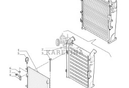 New Holland T6090 Chlodnica posrednia 84214426
