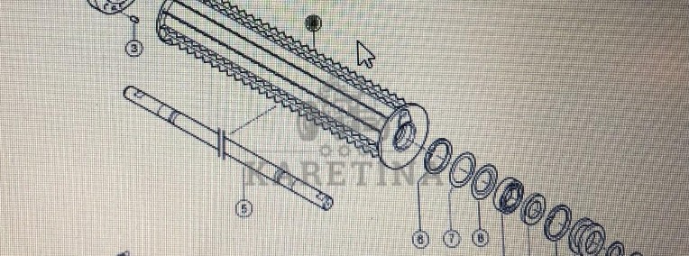CLAAS 00 0984 493 1/Claas-walec dolny tylny/Claas Jaguar 880-830-1