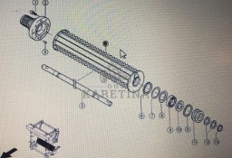 CLAAS 00 0984 493 1/Claas-walec dolny tylny/Claas Jaguar 880-830