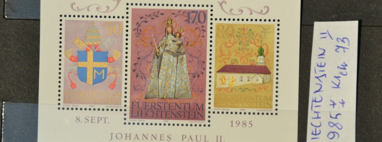 Papież Jan Paweł II. Liechtenstein II ** Wg Ks Chrostowskiego poz. 73-1