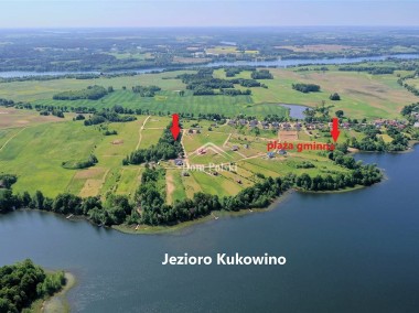 Działka 1527 m2 nad jeziorem Kukowino-1