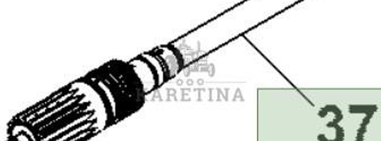 John Deere 8130 8230 8330 8430 8530 Wał Skrzyni Biegów IVT CZĘŚĆI R244117 R250003-1