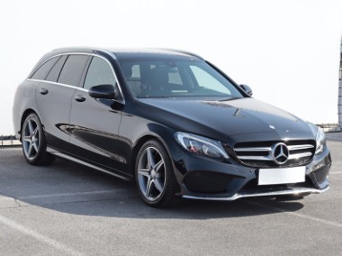 Mercedes-Benz Klasa C W205 , Skóra, Navi, Klimatronic, Tempomat, Parktronic,-1