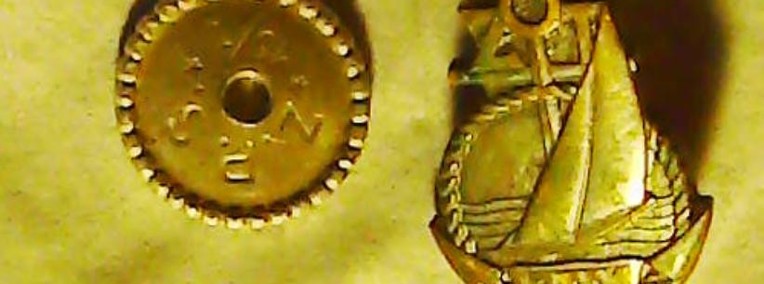 Żeglarska Odznaka Turystyczna, Brązowa sądząc po kolorze, metalowa na śrubce-1