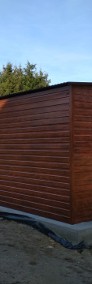 Garaż blaszany 4x10m drewnopodobny blaszak wiata altana schowek kolor-3