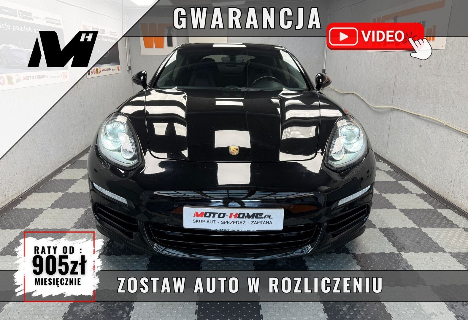Porsche Panamera 3.6 Benzyna, czarna, 143tys km przebiegu GWARANCJA