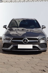 Mercedes-Benz Klasa CLA , Automat, Skóra, Navi, Klimatronic, Tempomat, Parktronic,-2