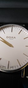 DOXA made Swiss klasyczny piękny szafirowe szkło fabrycznie nowy -4