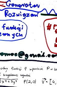 "Pochodna funkcji w punkcie P w kierunku V" - Rozwiązanie zadania. #Matematyka-2