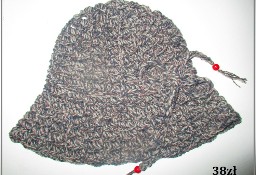 Kapelusz/ ażurowy / hand made / kapelusze/ nakrycia głowy