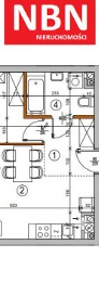 Mieszkanie 35,38 m2 &gt; 2 pokoje &gt; Rembertów-4