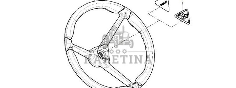 Fendt 828 Vario - kierownica koło kierownicy 931402070014-1