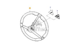 Fendt 828 Vario - kierownica koło kierownicy 931402070014