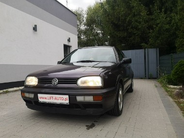 Volkswagen Golf III 1.8 Wtrysk 90 KM wer GT Wspomaganie Kubełki Gaz Sekwencja Alu Felgi-1