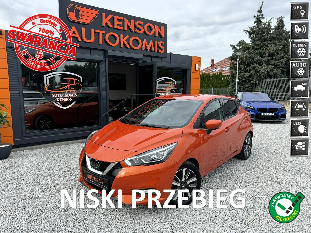 Nissan Micra IV LED, BOSE, Bezwypadkowy, Kamera 360, Nawigacja, Asystenty ruchu