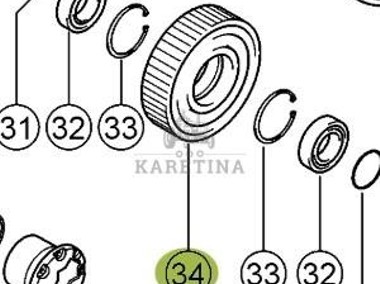 Claas Lexion 740 750 760 Koło Czołowe Przekładni Gąsienic Gumowych 0007644011 00 0764 401 1-1