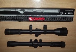 Celownik - Luneta optyczna GAMO 4x28 + Rifle Scope 4x20 (do wiatrówki)