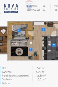 Nieduże mieszkanie, 1 piętro, B16-2