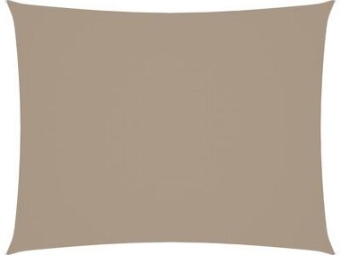 vidaXL Prostokątny żagiel ogrodowy, tkanina Oxford, 2x3,5 m, taupe-1