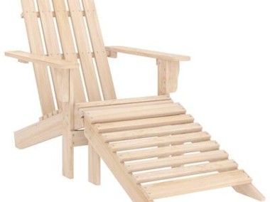 vidaXL Krzesło ogrodowe Adirondack z podnóżkiem, drewno jodłoweSKU:315862*-1