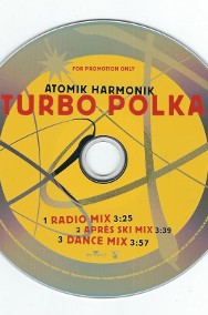 Single CD Atomik Harmonik - Turbo Polka (Promo 2005) (Hansa)-3