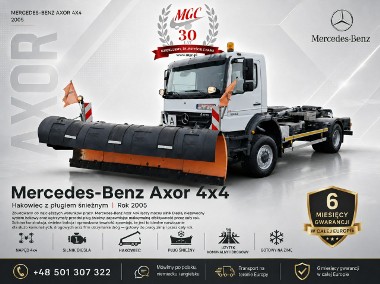 Mercedes-Benz Axor 1833 4X4 Mercedes-Benz Axor 18.33 4X4 / HAKOWIEC / PŁUG ŚNIEŻNY-1