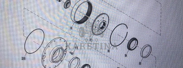 JOHN DEERE R550572/John Deere zwrotnica/John Deere 8345R 8520 8220 8420 8225R 8270R-1