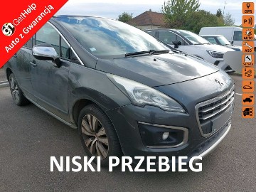 Peugeot 3008 II Benz., Allure, nawigacja, kamera czujniki p/t, szklany dach, pół skó