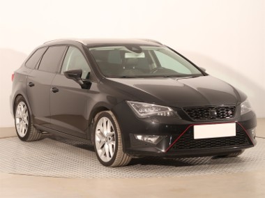 SEAT Leon III , Serwis ASO, Skóra, Navi, Klimatronic, Tempomat, Parktronic,-1