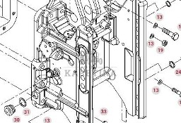 Fendt 414 415 Vario Pokrywa Obudowa Mocowanie Osi Tylnej WOM 404150050050 404150050060