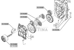 New Holland T6070 T7230 Obudowa 84192850