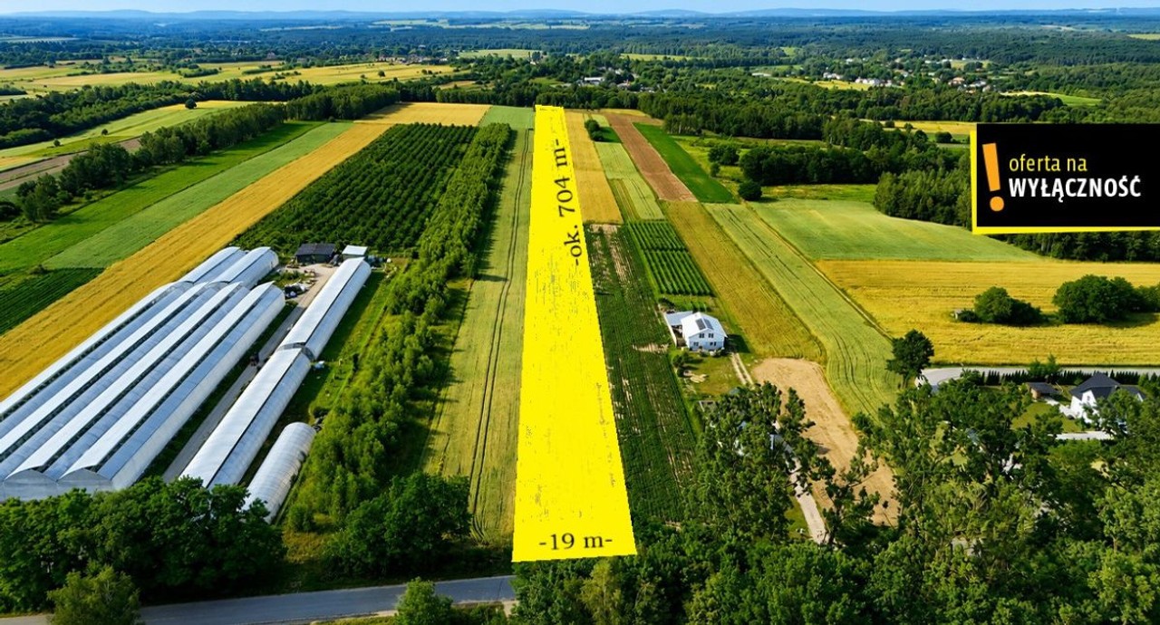 OKAZJA! Działka 13 900 m² - 7,12 zł/m2 . Niemścice - Widok 2