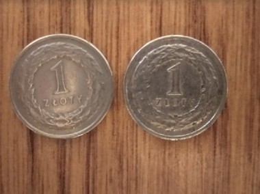Monety 1zł z roku 1992 i 1994-1
