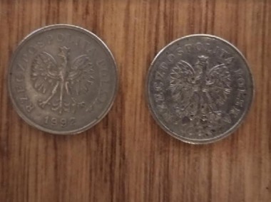 Monety 1zł z roku 1992 i 1994-2