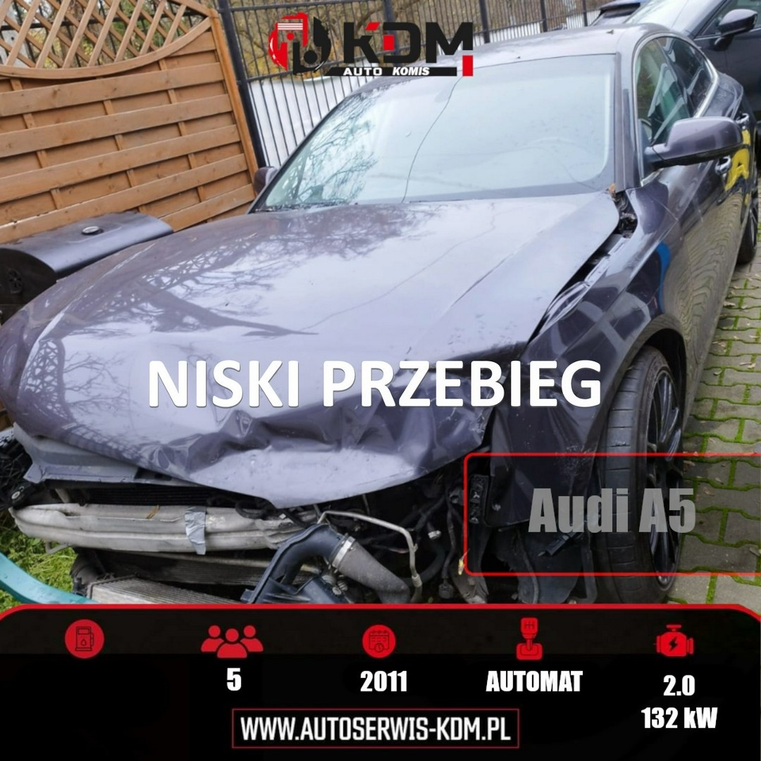 Audi A5 I (8T) Audi A5 2.0 TFSI - Uszkodzony - Silnik po remoncie! _ SPORTBAC