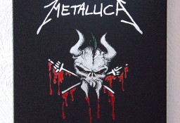 Metallica obraz ręcznie grawerowany w blasze ...