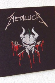 Metallica obraz ręcznie grawerowany w blasze ...-2