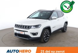 Jeep Compass II skóra, panorama, navi, klima auto, kamera i czujniki parkowania