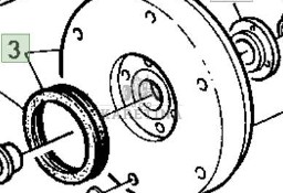 John Deere POWERQUAD 6820 6920 6920S Tłumik Skrętny CZĘŚCI AL81266