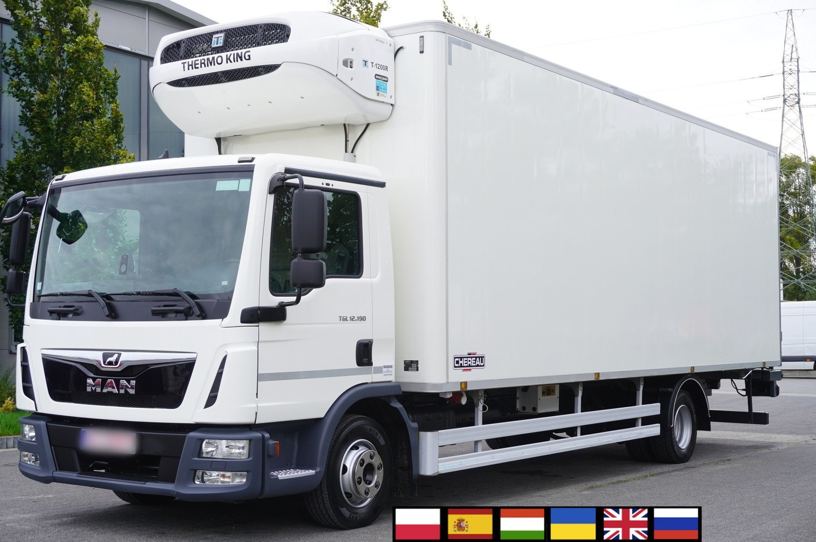 MAN TGL 12.190 / Chłodnia Chereau 18 PAL Bitemperatura/ Thermoking T-1200R_237674