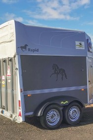 99.247 Nowim Przyczepa do transportu koni zwierząt bydła byków krów konia końska koniara koniowóz Humbaur-2