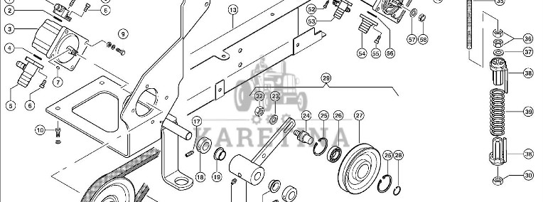 Claas Lexion 600 PODWÓJNA POMPA 0007717170 (Napęd pompy hydraulicznej)-1