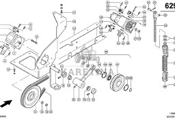 Claas Lexion 600 PODWÓJNA POMPA 0007717170 (Napęd pompy hydraulicznej)