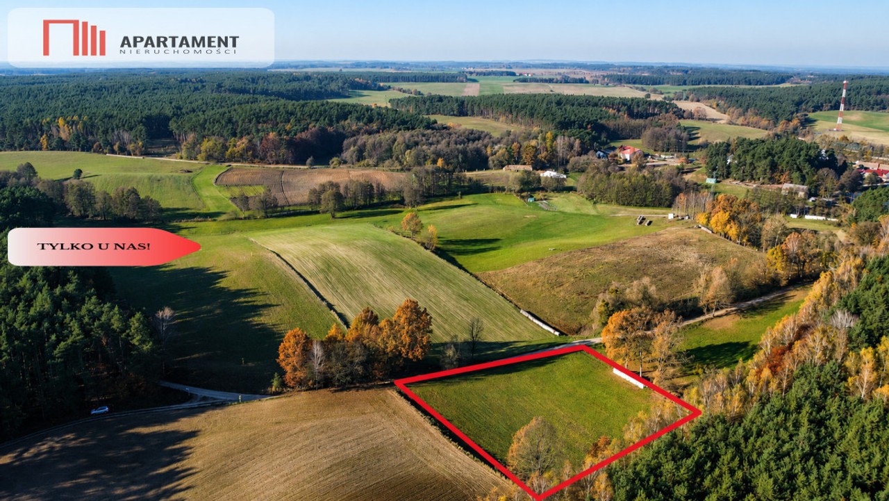 Spokój, natura, jeziora–działka zagrodowa Dormowo - Widok 3