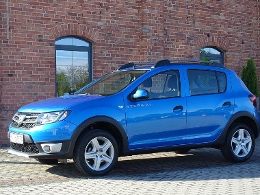 Dacia Sandero II Sandero Stepway 0.9 TCe 90KM Klima Navi Tempomat 4xEl.szyby Zarejestrowany-1