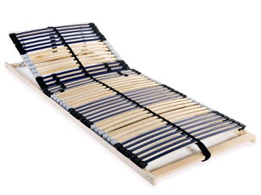 vidaXL Stelaż do łóżka z 42 listwami, drewno FSC, 7 stref, 90x200 cm 246469-1