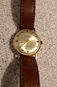 Złoty zegarek Intermat,  próba 585 . Sprawny -2