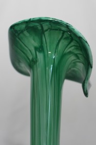 wazon zielony szkło dwuwarstwowe-3