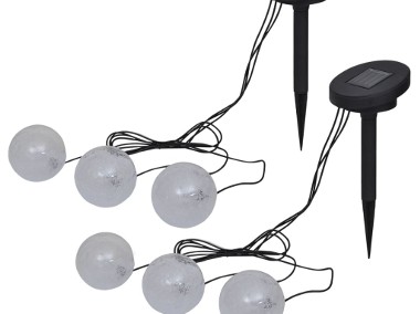 vidaXL Pływające lampy LED do oczka wodnego i basenu, 6 szt. 277120-1